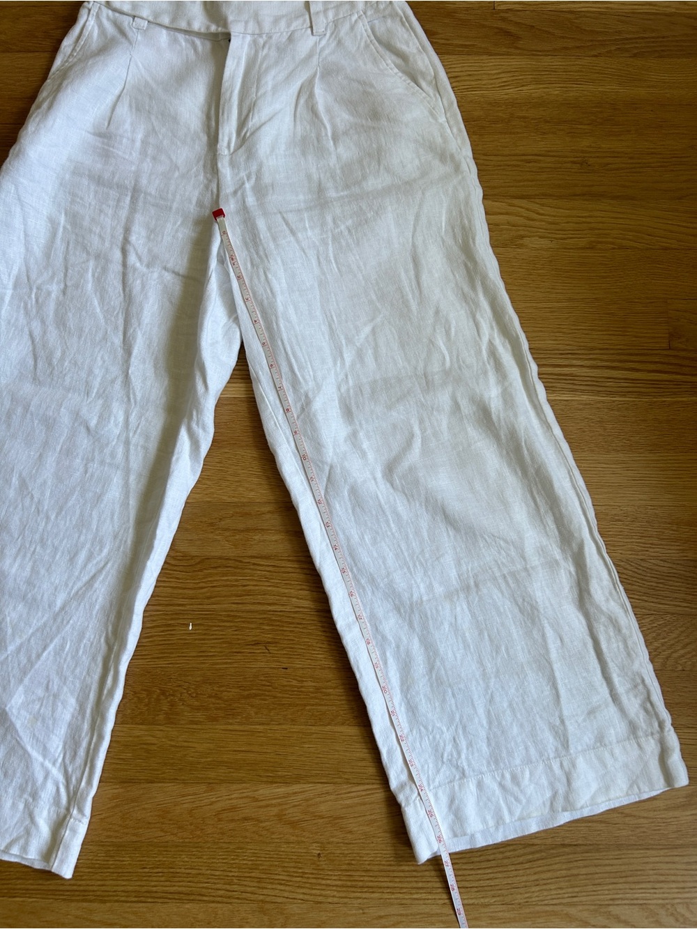 Madewell Harlow 100% Linen Wide Leg Pants - Picture 8 of 12